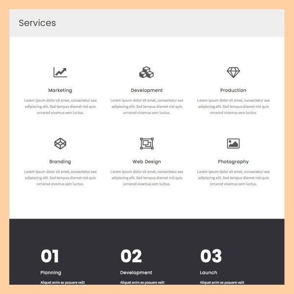services 2 template