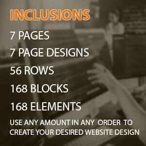 custom built categories standard 7 pages