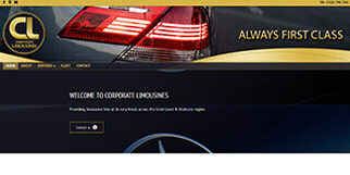 corporate limousines desktop view